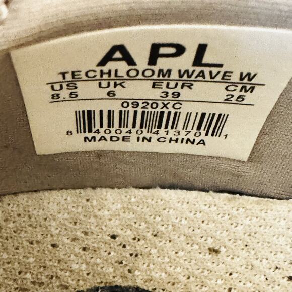 APL Shoes Womens 8.5 Gray Knit TechLoom Wave Athletic Lightweight Running - Picture 9 of 10